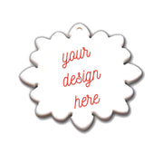 Ceramic Snow Flake Ornament