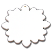 Ceramic Snow Flake Ornament